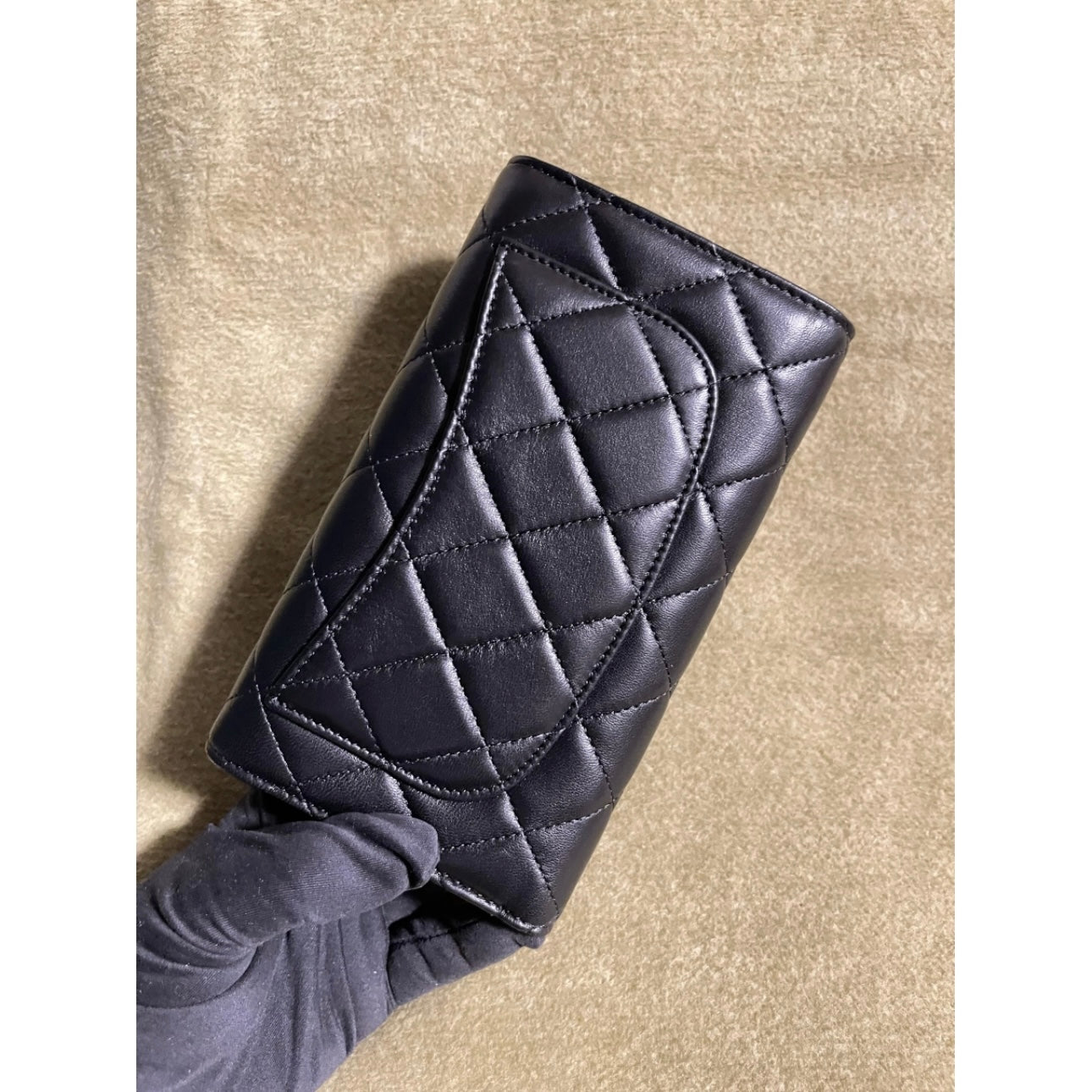 Chanel leather wallet